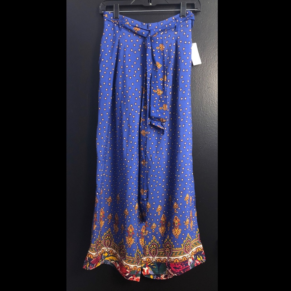 Anthropologie Colorful Wide Leg Pants